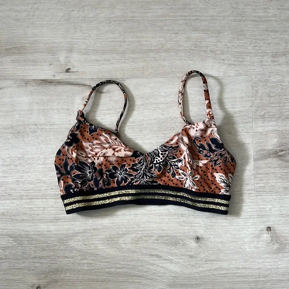 THE UPSIDE Batik Floral Ballet Sports Bra XS 4 - Picture 2 of 2